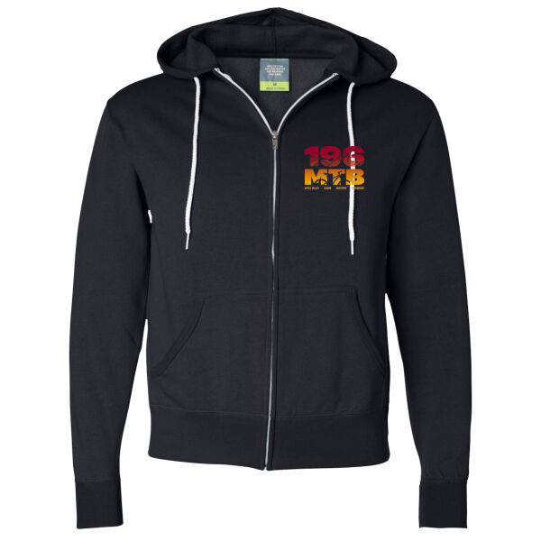 Independent Trading Co. Lightweight Full Zip Hooded Sweatshirt - Printed Logo Thumbnail