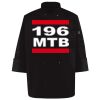 Ten Pearl Button Black Chef Coat Thumbnail